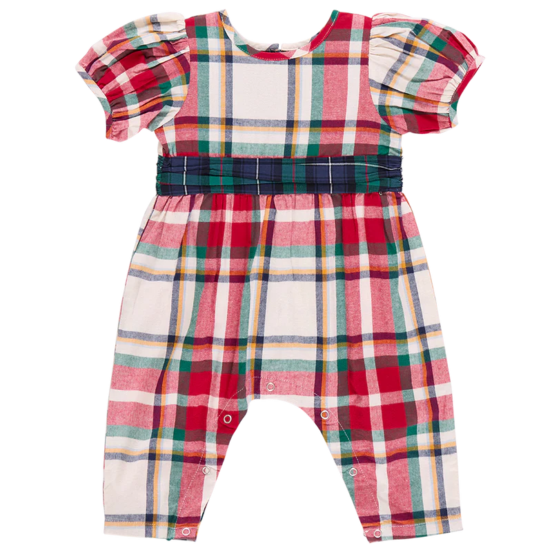 Baby Girls Ruby Jumper - Holiday Tartan