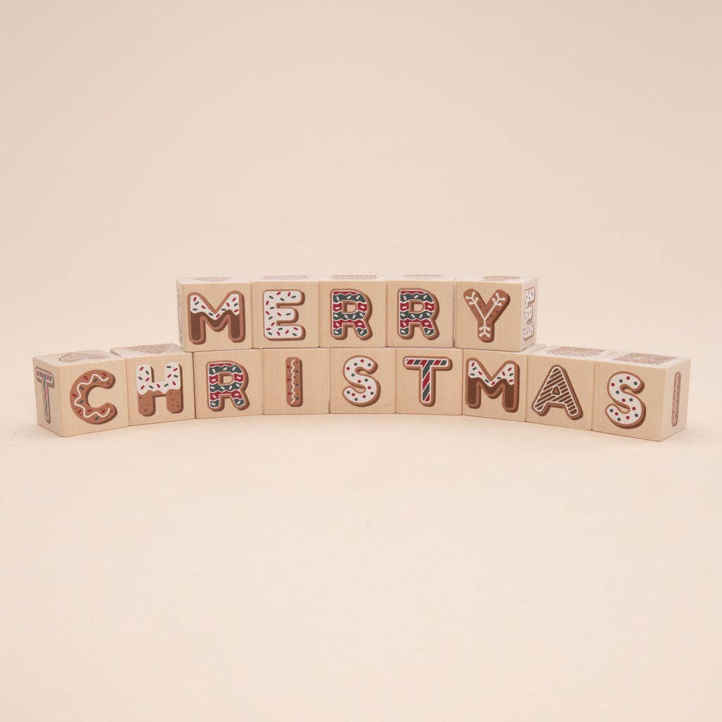 Uncle Goose Merry Christmas ABC Blocks