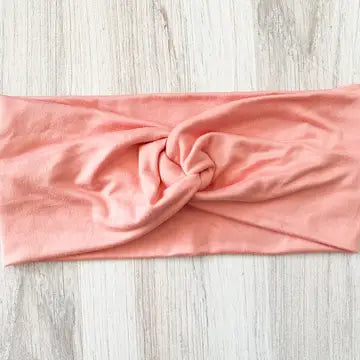 Peach Twist Headband - Baby