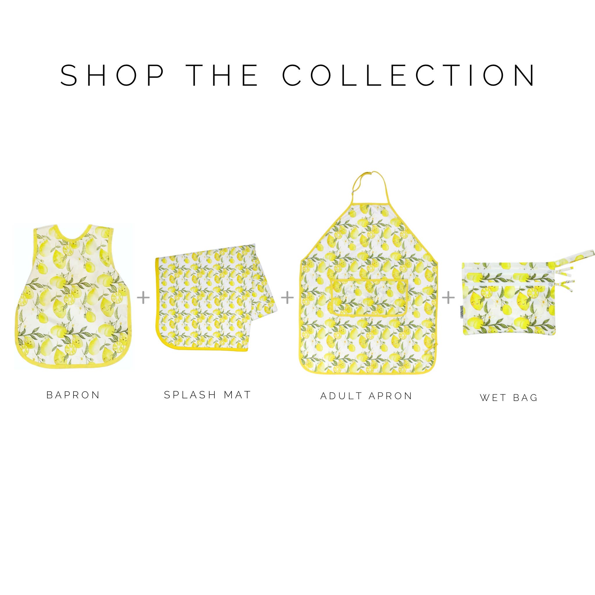 Fresh Lemon Waterproof Wet Bag-Little Sprout
