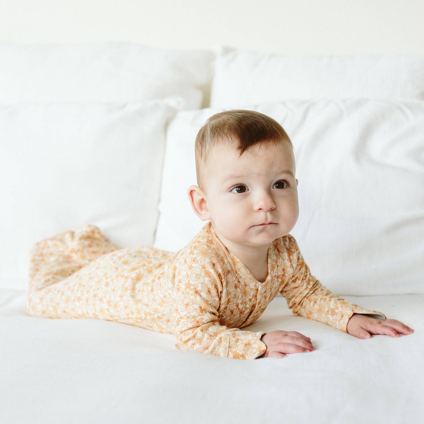 24 Hour Convertible Sleeper Baby Gown - Wildflower: NB