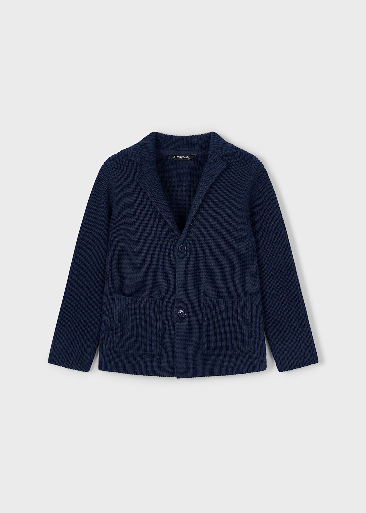 Mayoral Boy Knit Blazer Navy Little Sprout