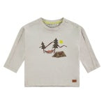 Baby Boys Long Sleeve T-Shirt - Bone