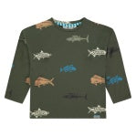 Boys Long Sleeve T-Shirt - Dark Army