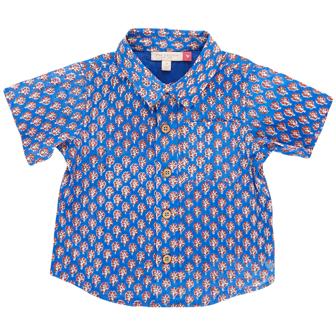 Jack Shirt - Blue Lisbon Ditsy