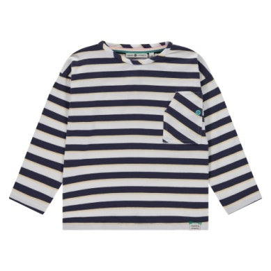 Boys Long Sleeve T-Shirt - Cloud Stripe