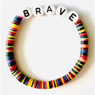 Vinyl Rainbow Bracelet