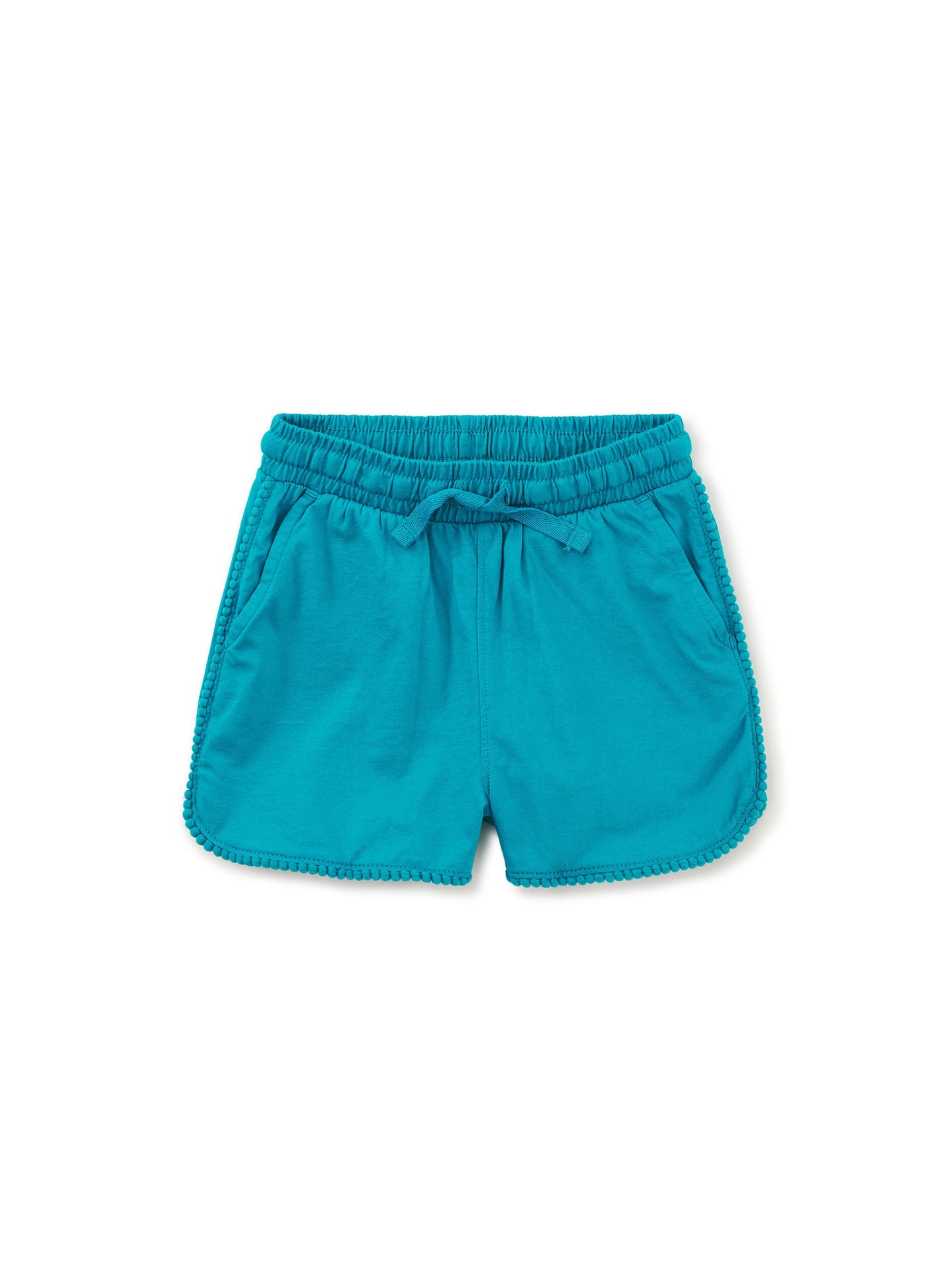 Pom Pom Gym Shorts - Enamel Blue