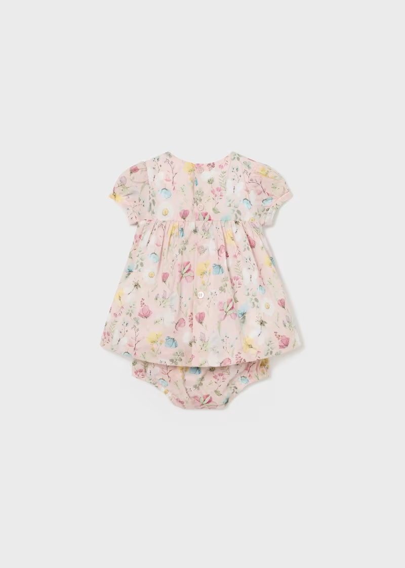 Newborn Dress and Bloomer Set - Nude