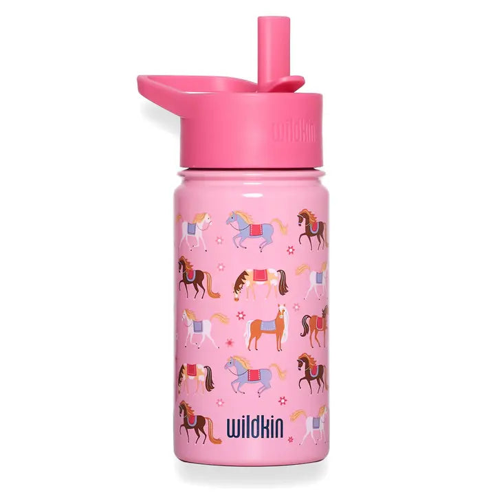 Horses 14 oz Steel Bottle-Little Sprout