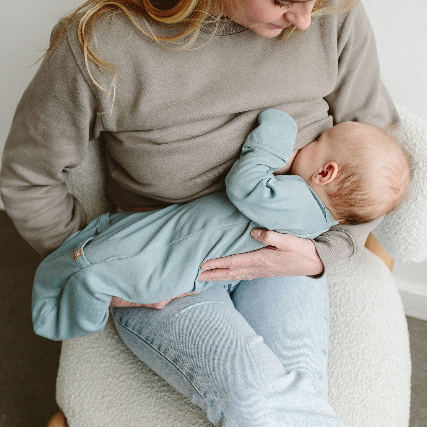 24 Hour Convertible Sleeper Baby Gown - Poolside: NB