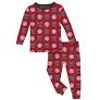 Print Long Sleeve Pajama Set Candy Apple Clapper Board