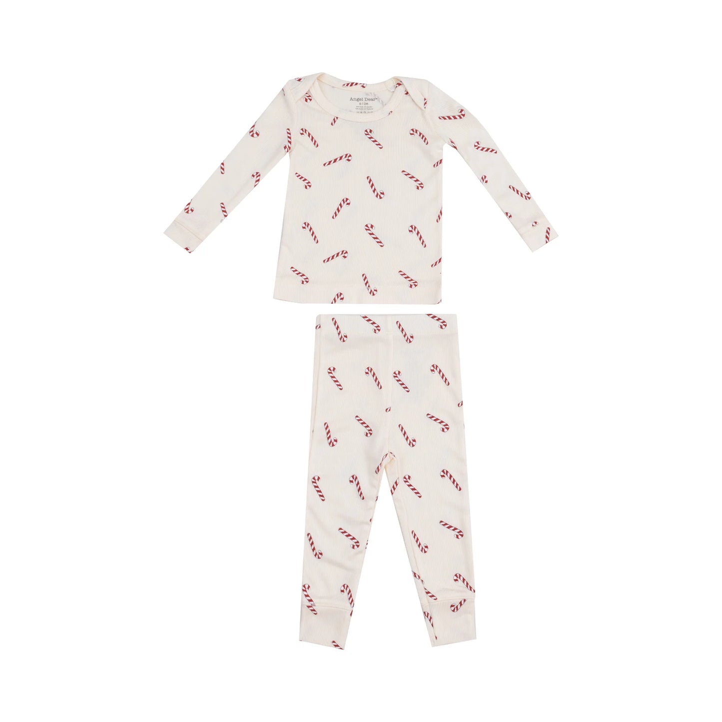 Rib Loungewear Set - Candy Canes