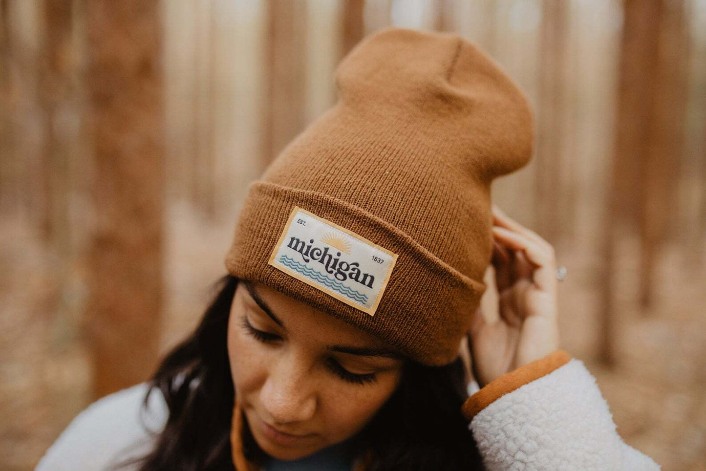 Michigan Patch Beanie