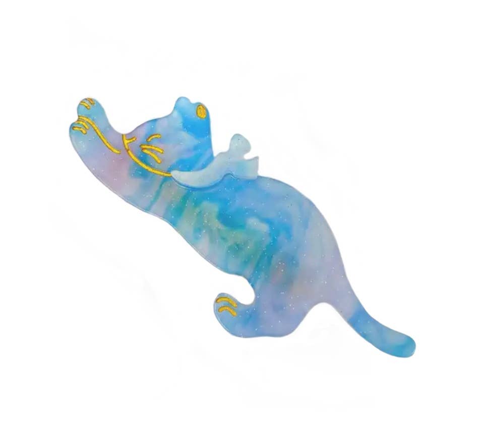 Blue Cat Claw Clip Little Sprout
