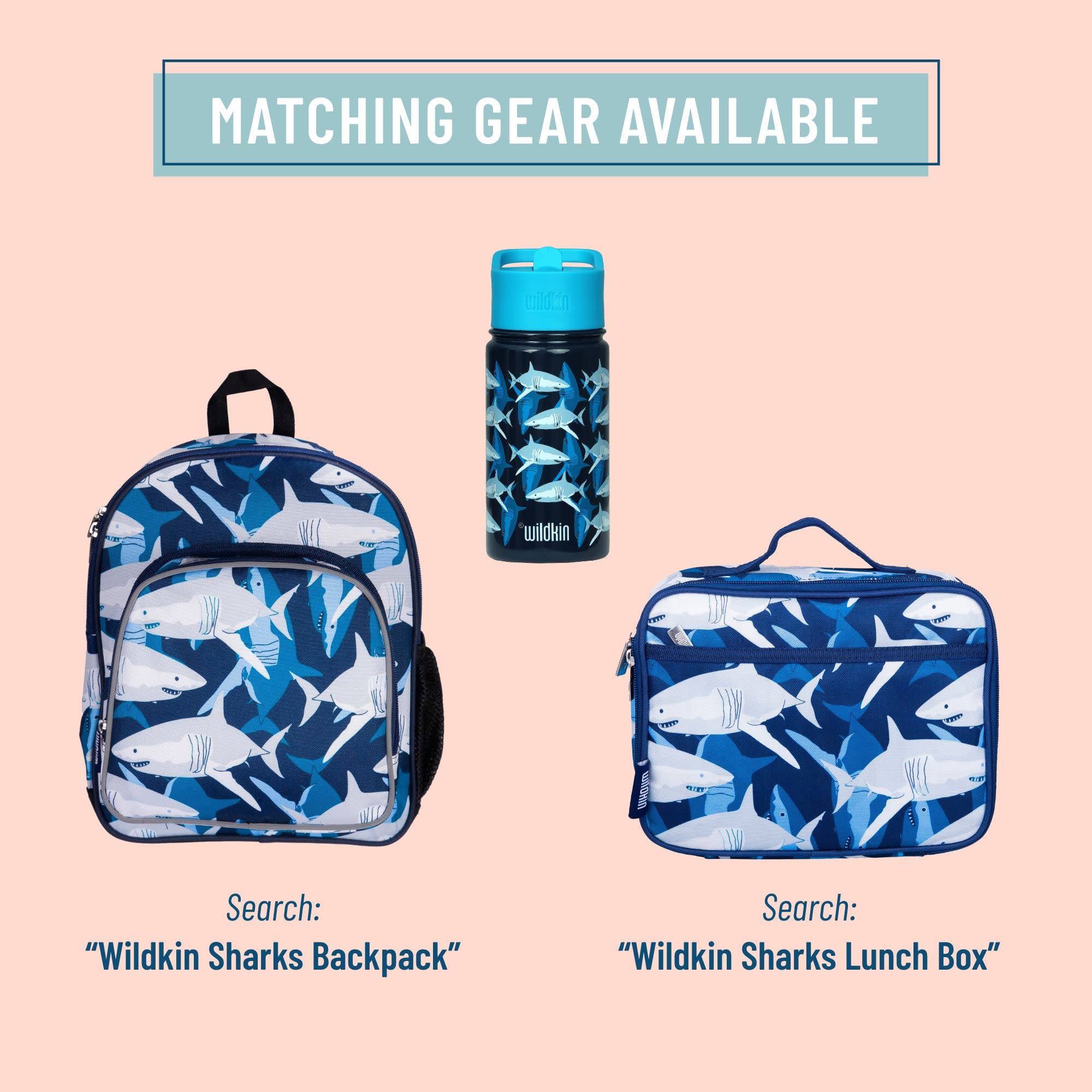 Sharks 14 oz Steel Bottle