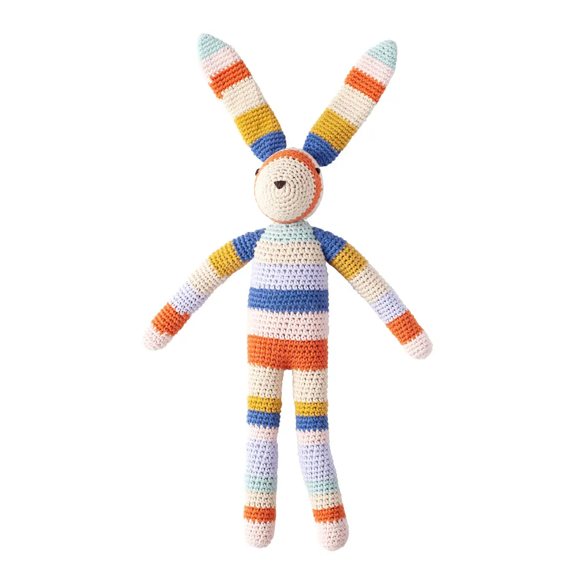 Crochet Long Ear Bunny  - Pastel