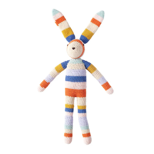 Crochet Long Ear Bunny  - Pastel