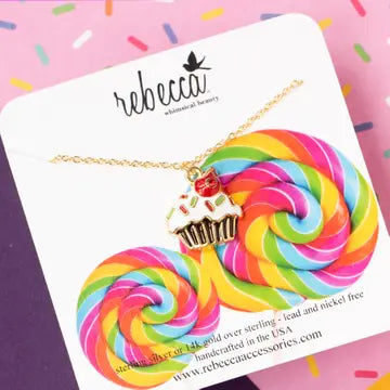 Charm Necklace Cupcake