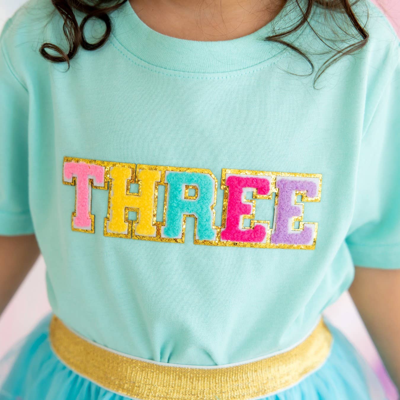 Third Birthday Patch Short Sleeve T-Shirt - Kids Birthday: 3T