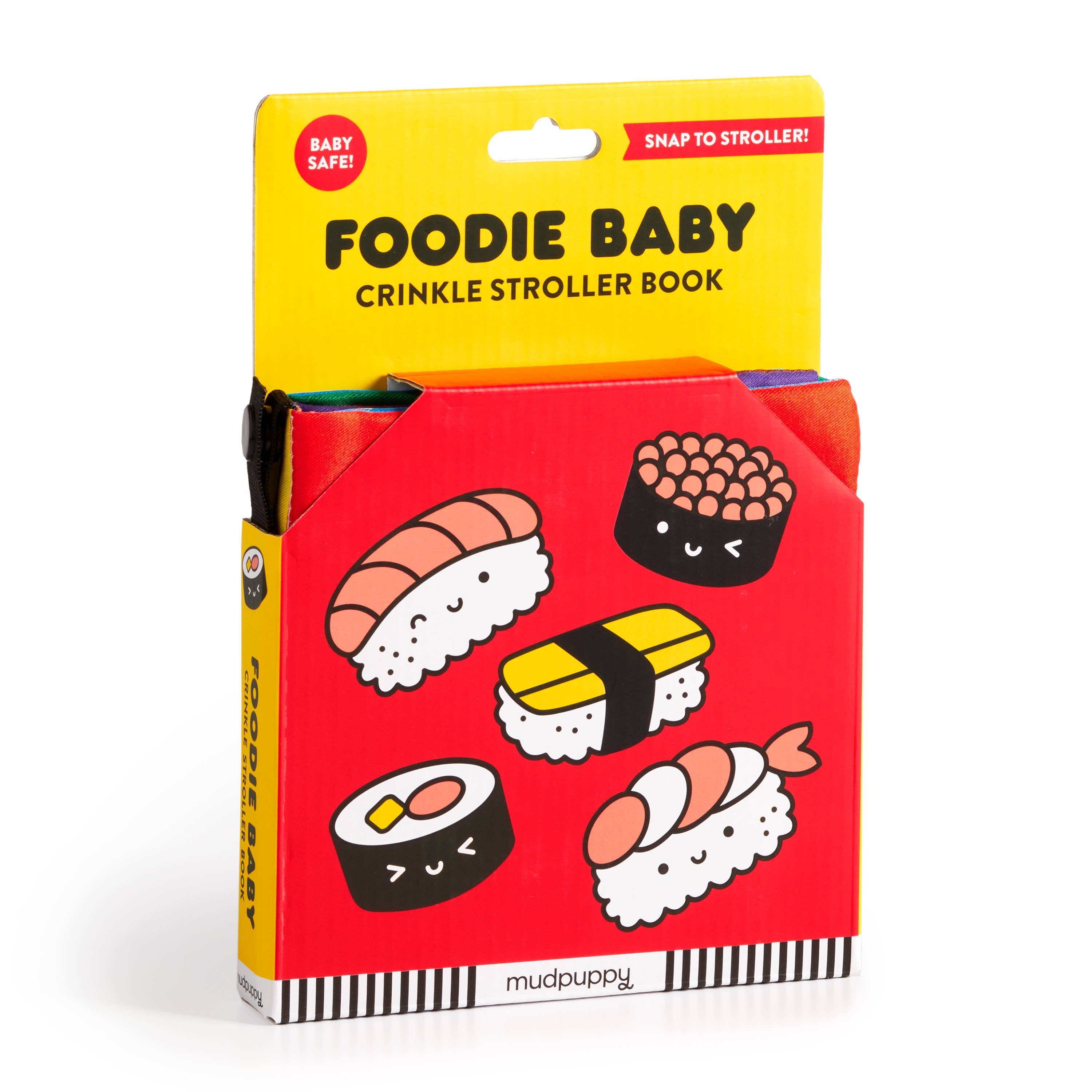 Foodie Baby Crinkle Stroller Book Little Sprout