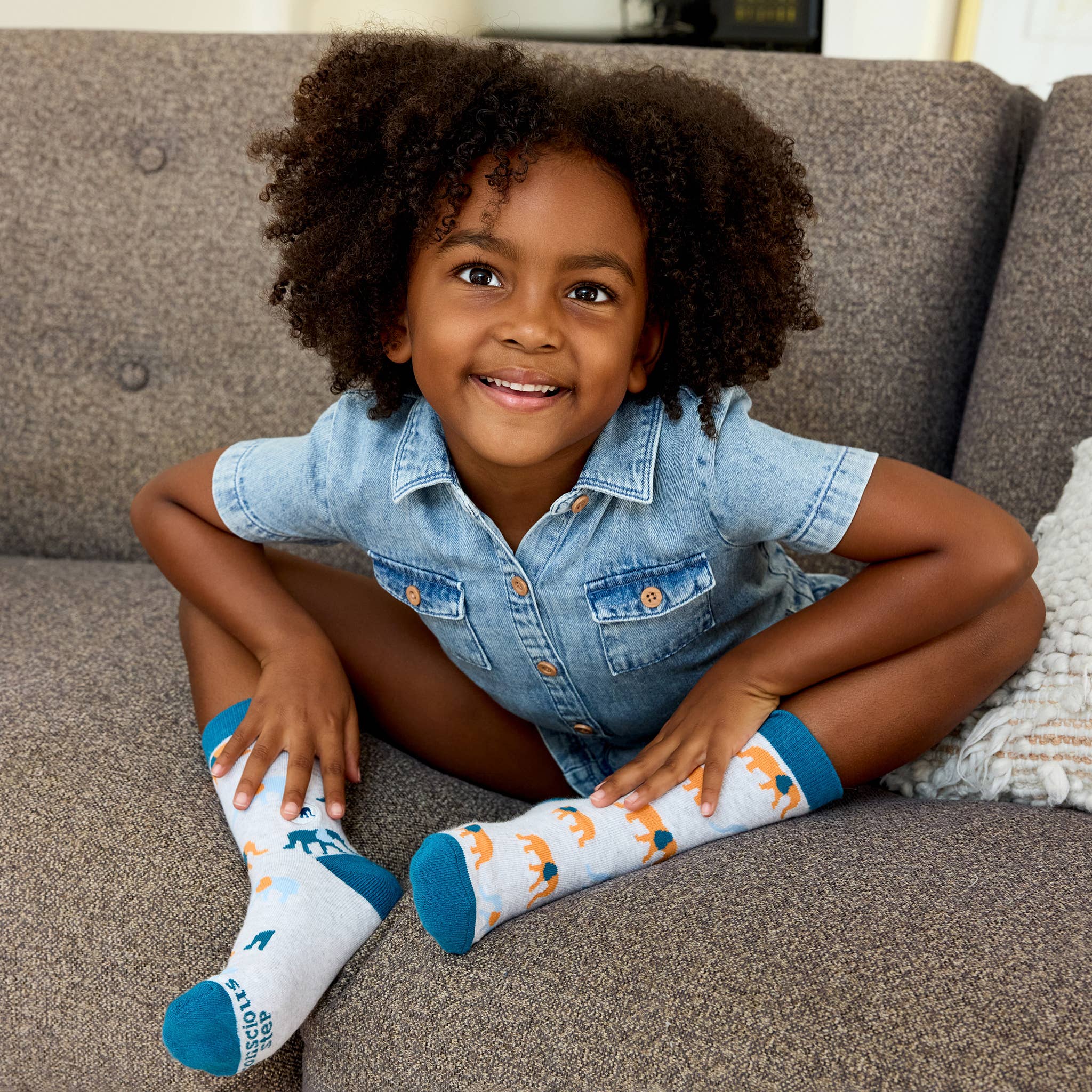 Kids Socks that Protect Elephants: Toddler