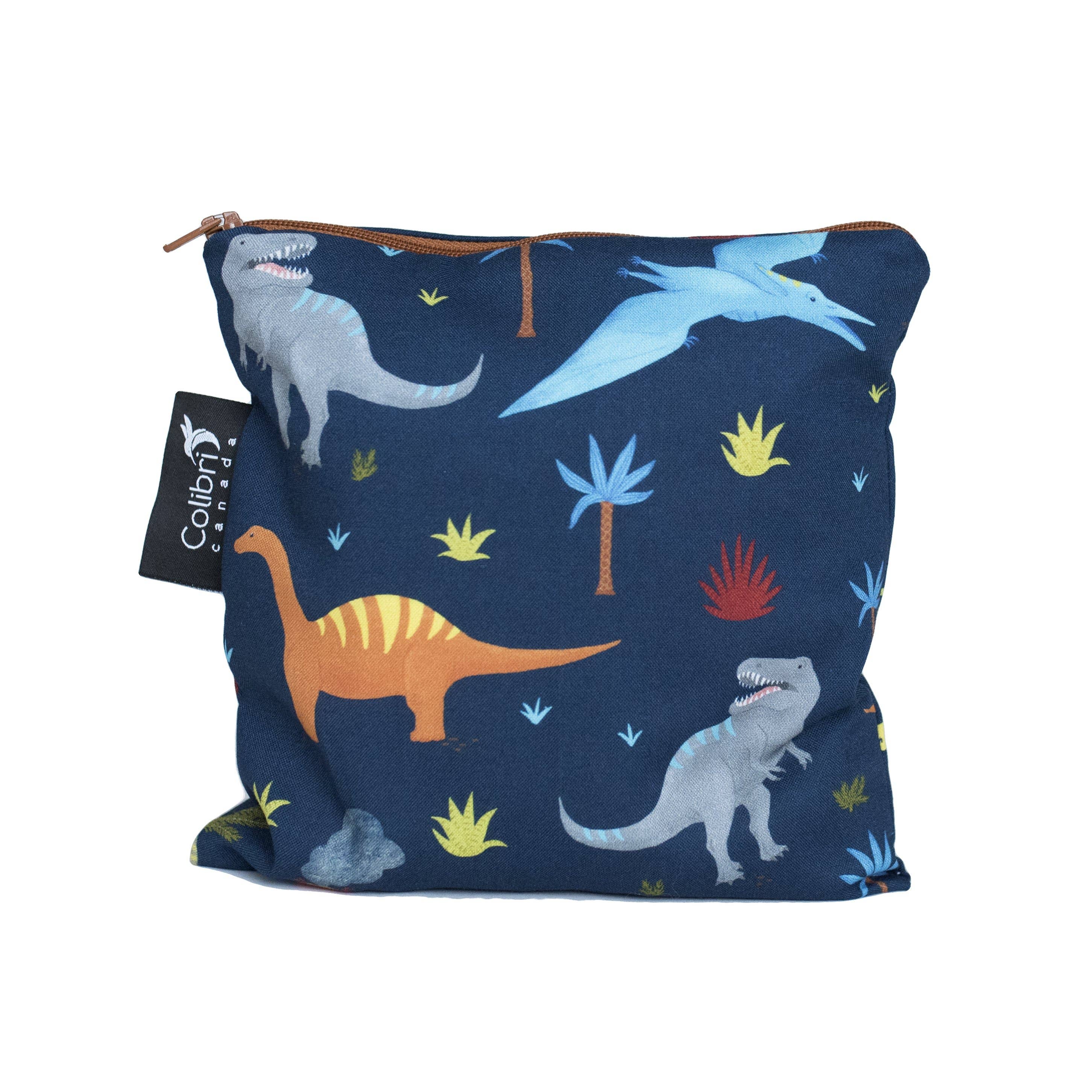Dinosaurs Reusable Snack Bag - Large-Little Sprout