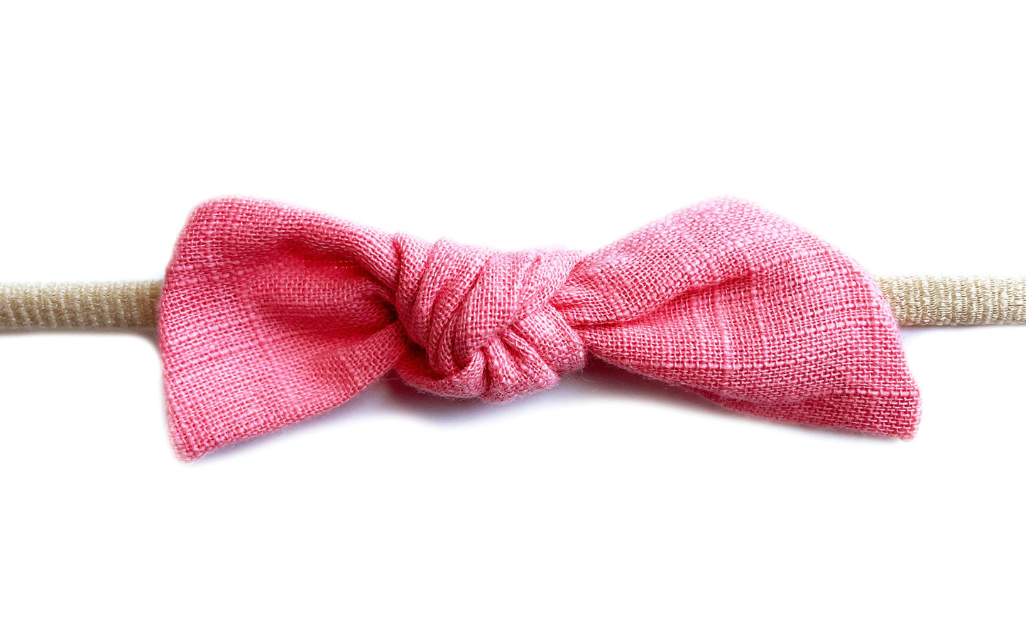 Baby Headband Cute Little Megan Tie Knot Bow Knot For Infant: Wheat