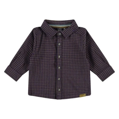 baby boys shirt long sleeve dark royal aw23