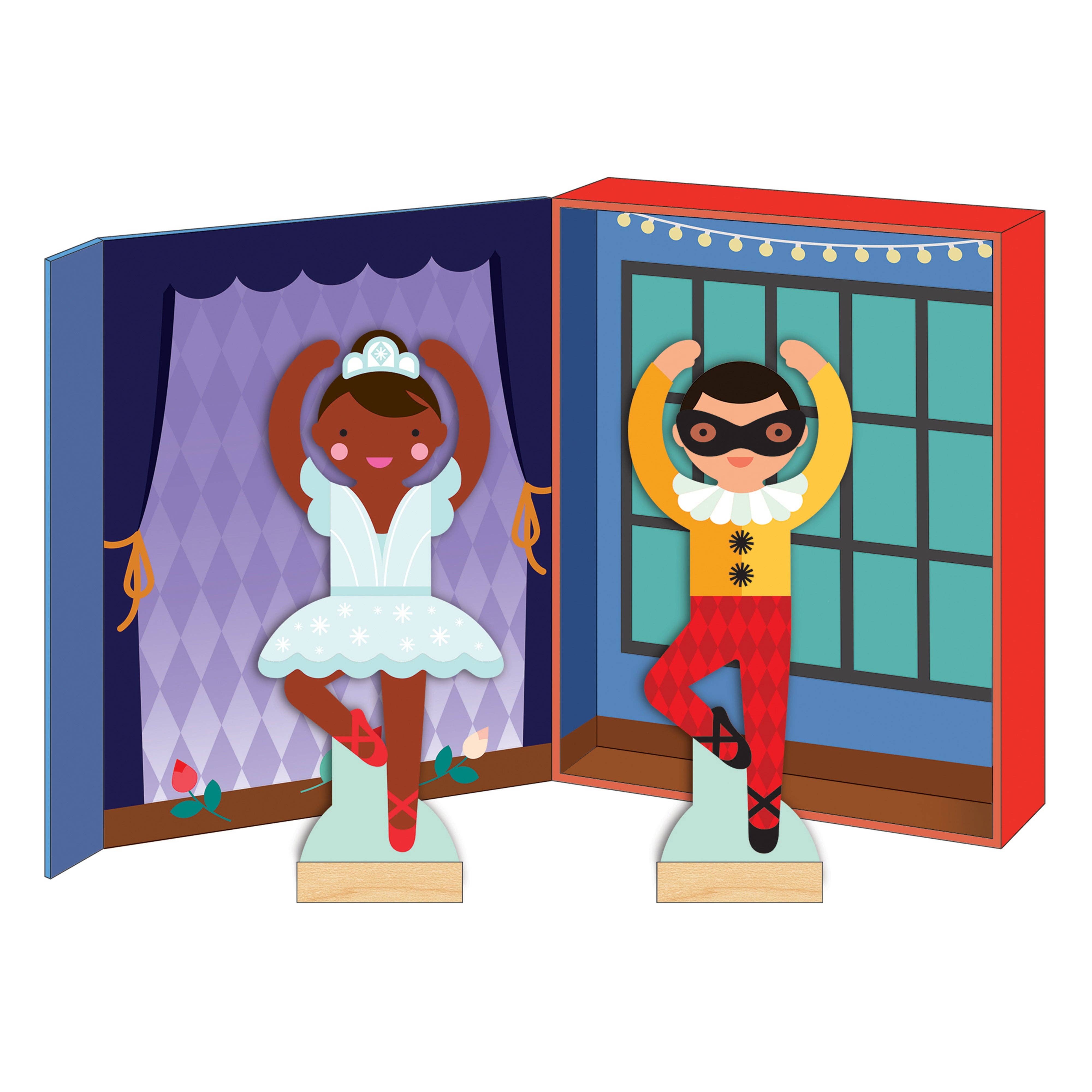 Ballet Dancers Magnetic Dress Up-Little Sprout