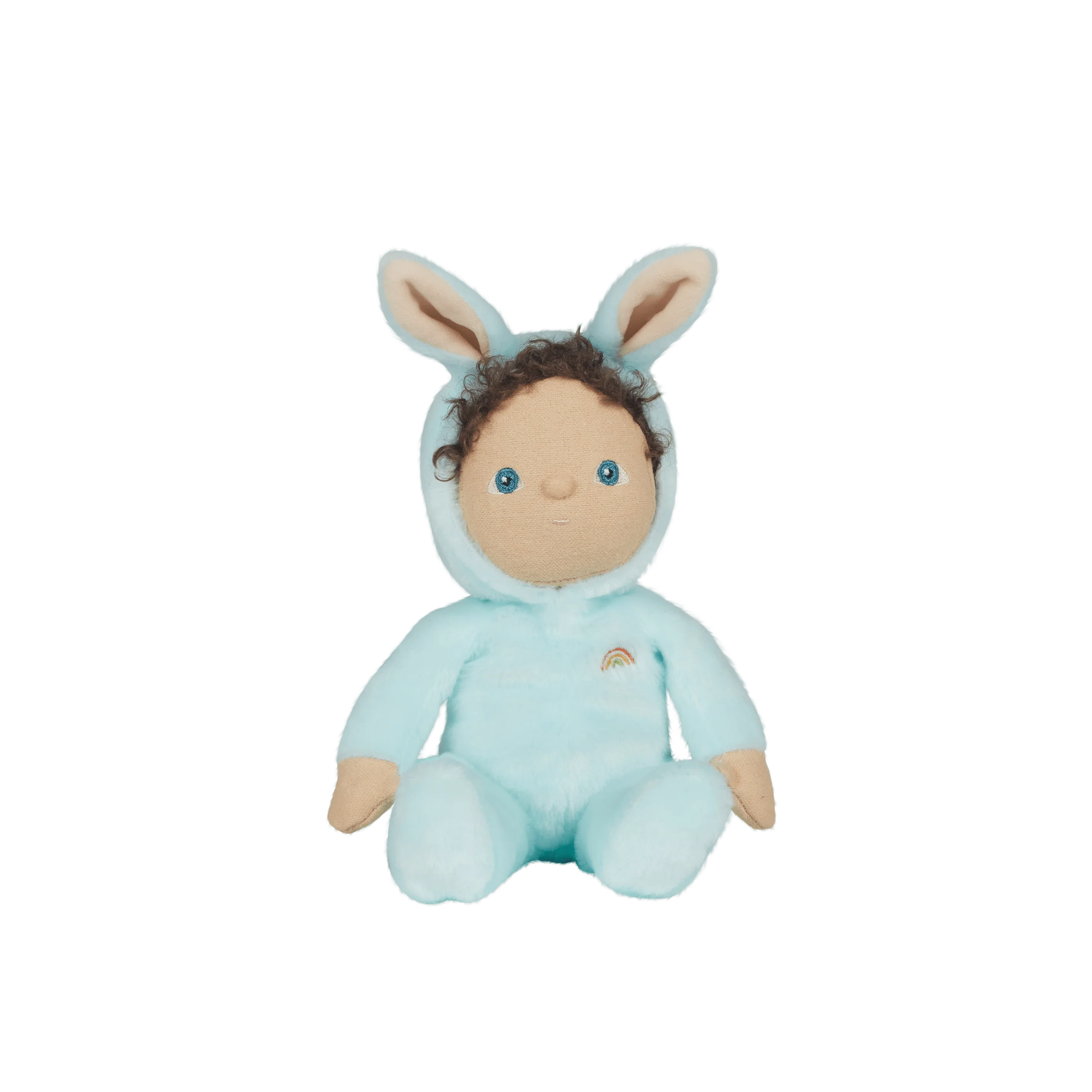 Dinky DInkum - Fluffle Family - Basil Bunny - Misty Blue-Little Sprout