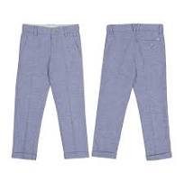 Linen Suiting Pants - Cyan