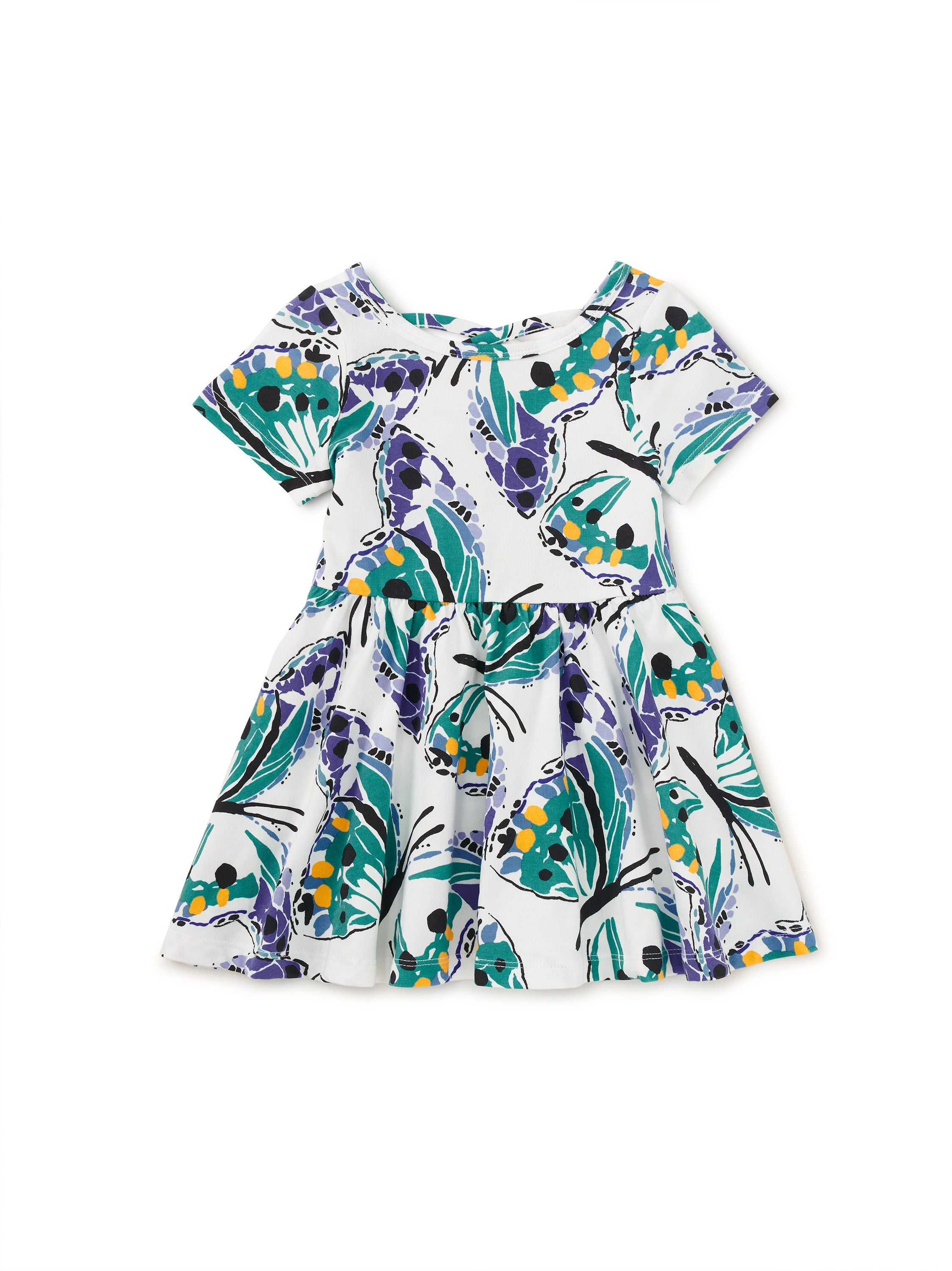 Short Sleeve Ballet Dress - Carnival Butterfly