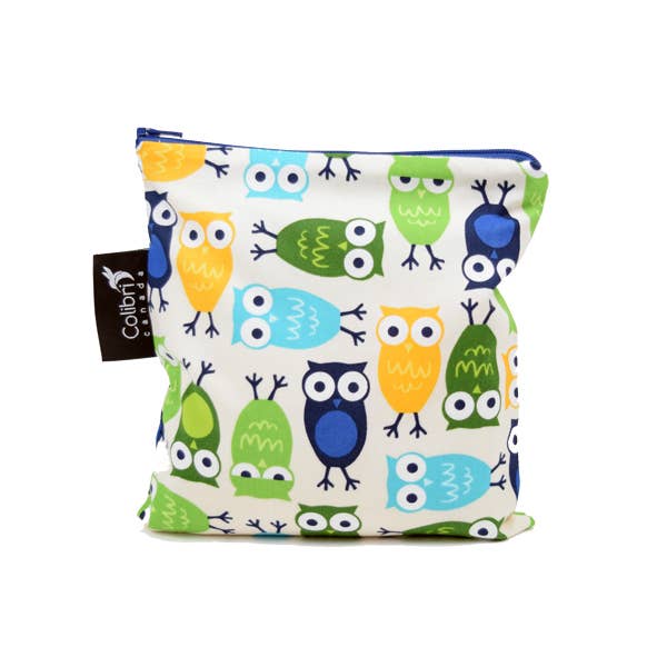 Owls Reusable Snack Bag - Large-Little Sprout
