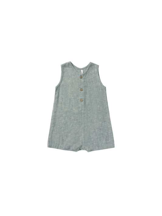 Maverick Romper - Heathered Indigo