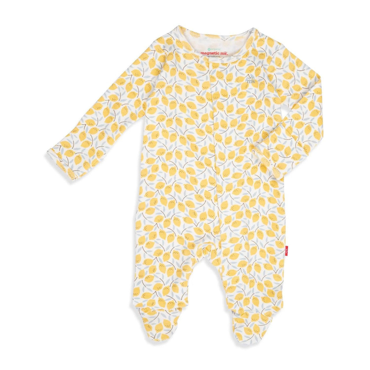 Organic Cotton Magnetic Footie - Easy Peasy