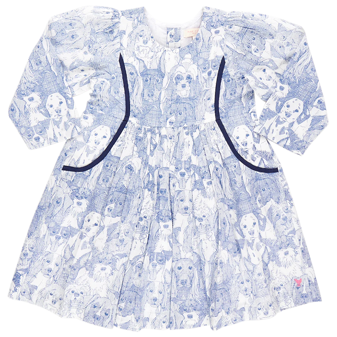 Girls Eden Dress - Dogs A Plenty