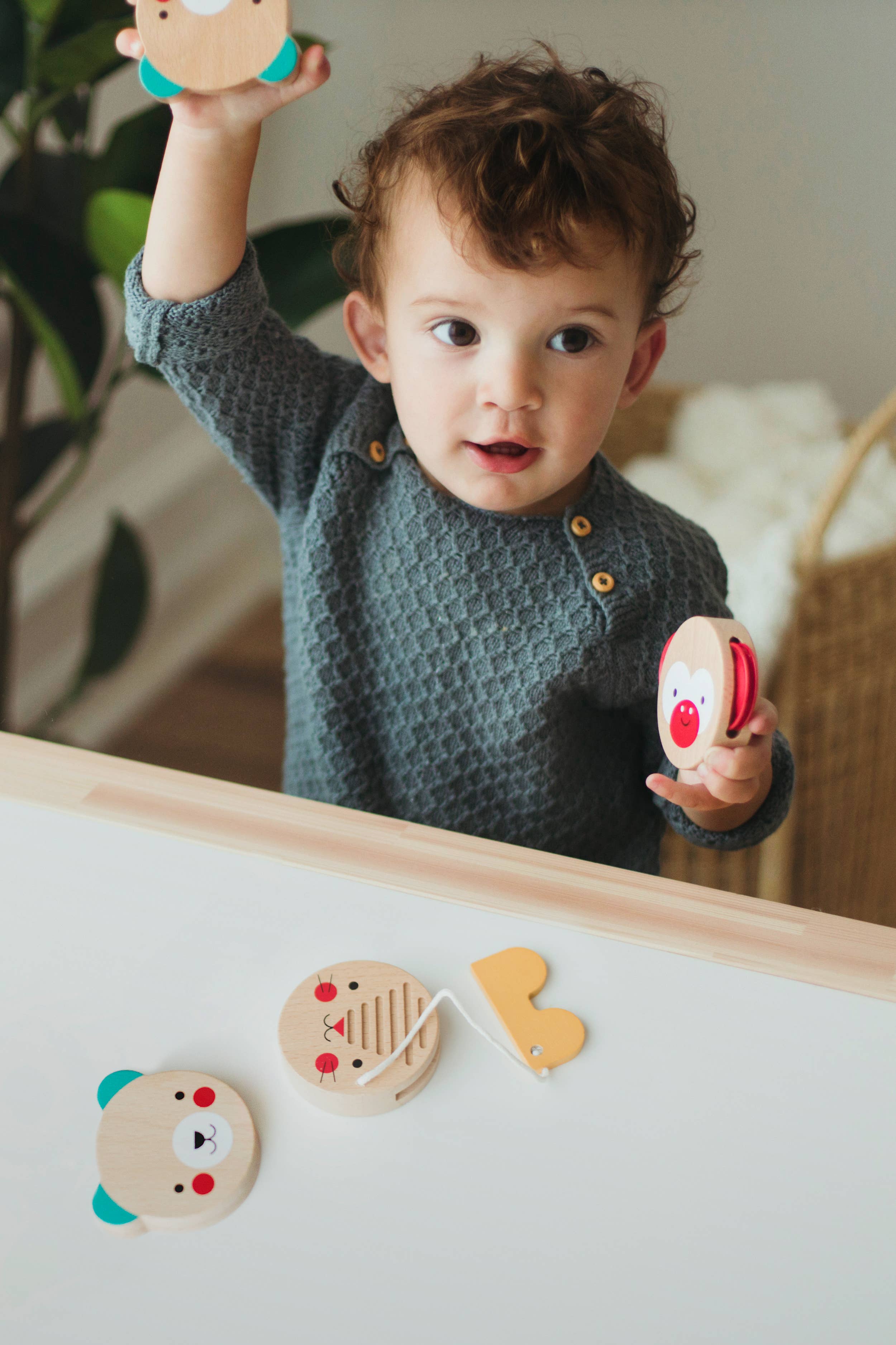 Wooden Music Percussion Set Animal Friends