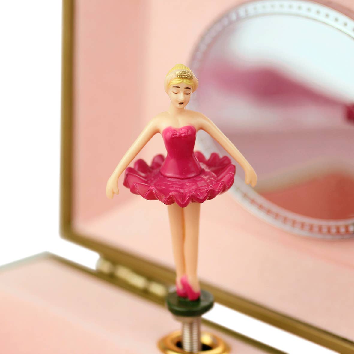 Flowers Musical Set - Yellow - Ballerina Figurine