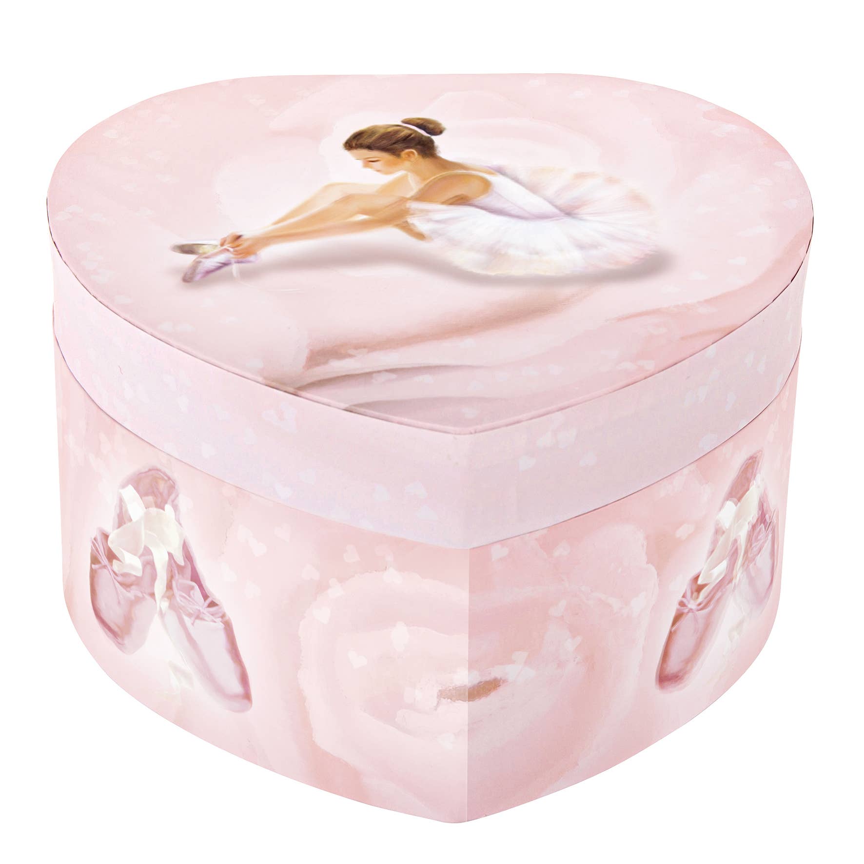 Phosphorescent Ballerina Heart Music Box-Little Sprout