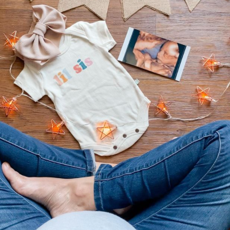 Baby graphic organic bodysuit | lil sis original: Default / 6-9M