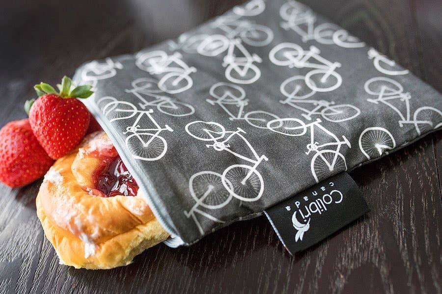 Bikes Reusable Snack Bag - Large-Little Sprout