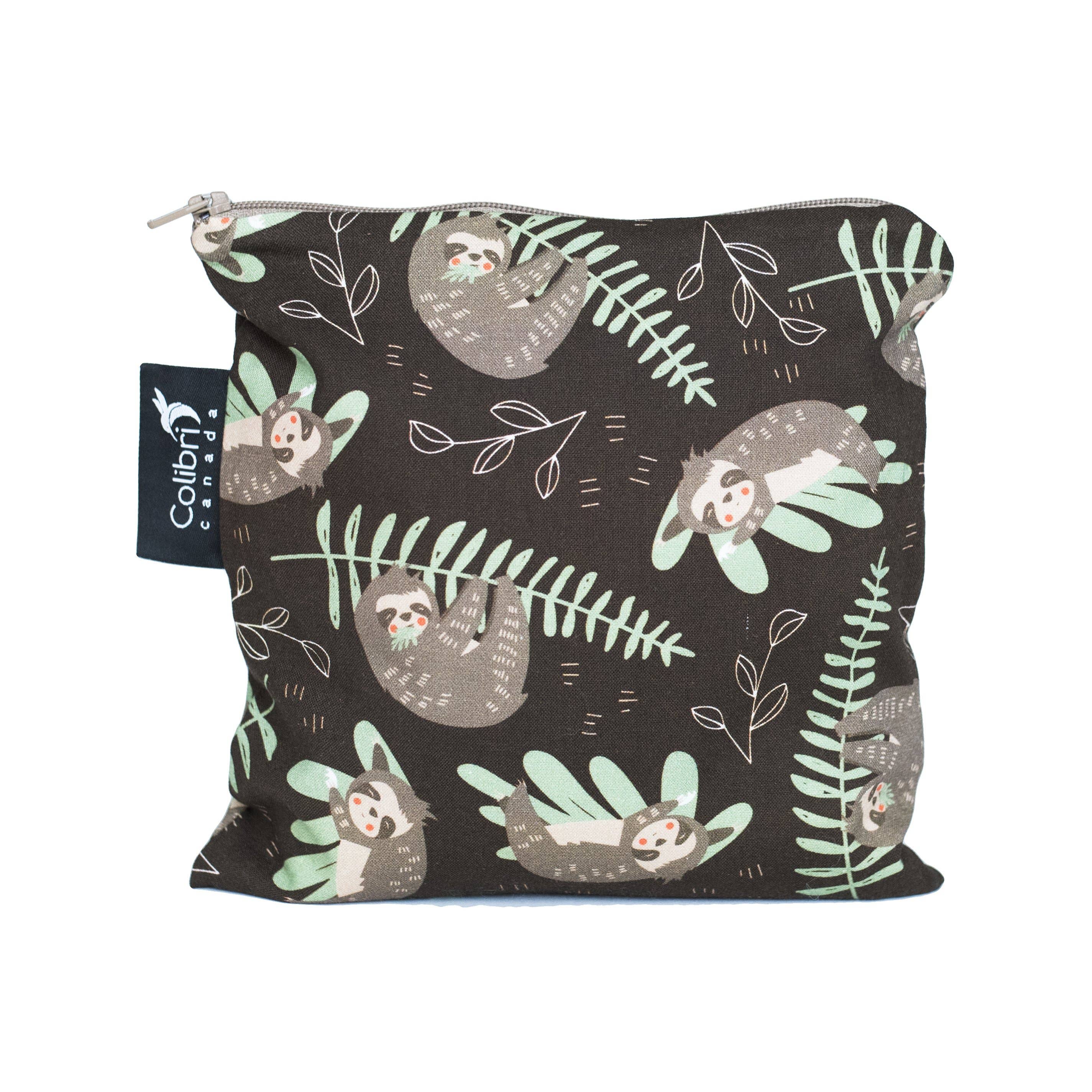 Sloths Reusable Snack Bag - Large-Little Sprout