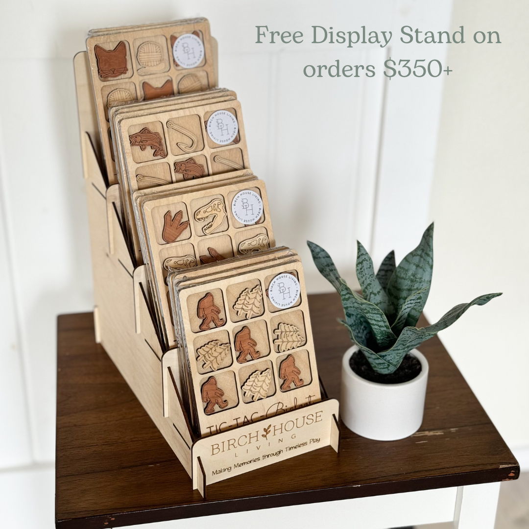 Michigan State Gift - Tic-Tac-Toe MI Game Customizable: State + Cherries-Little Sprout