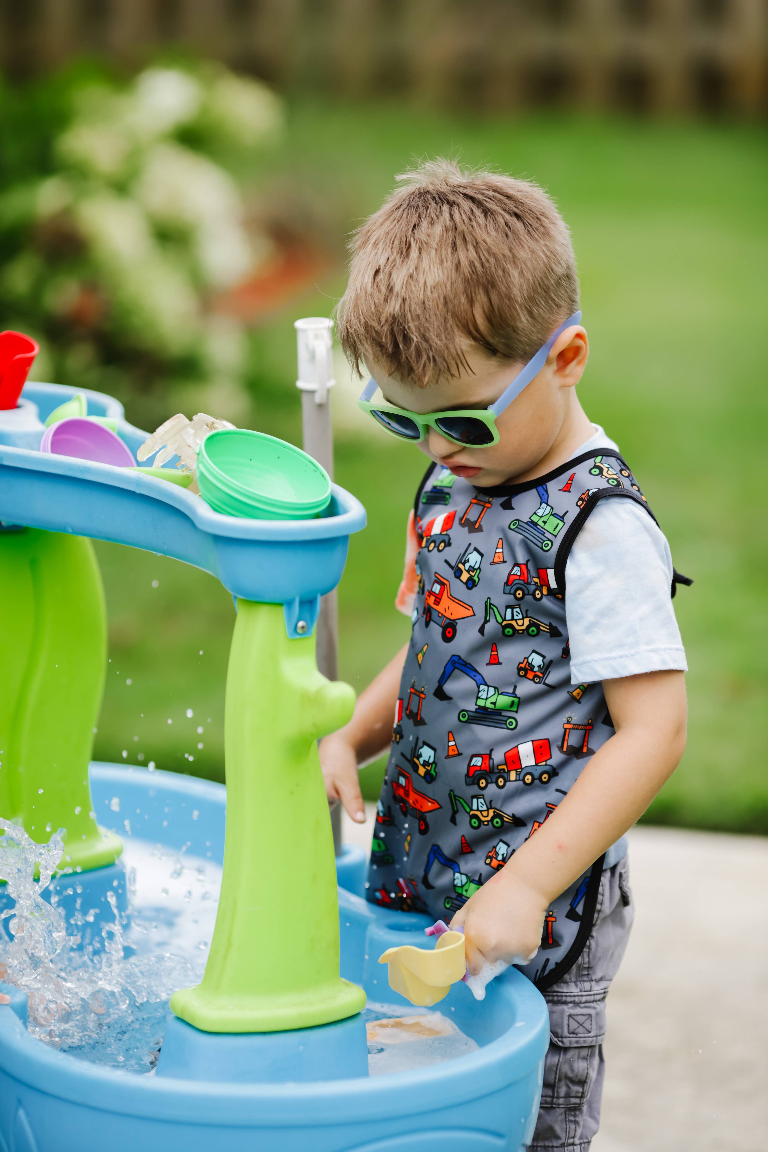 Construction Zone Bapron: Toddler (6m-3T)