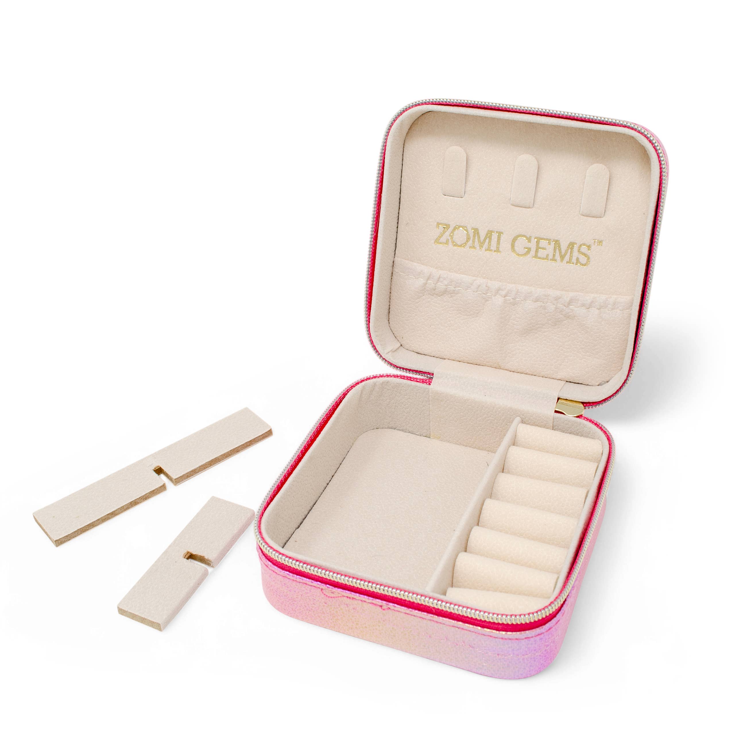 Mermaid Seashell Pearl Jewelry Box: Hot Pink