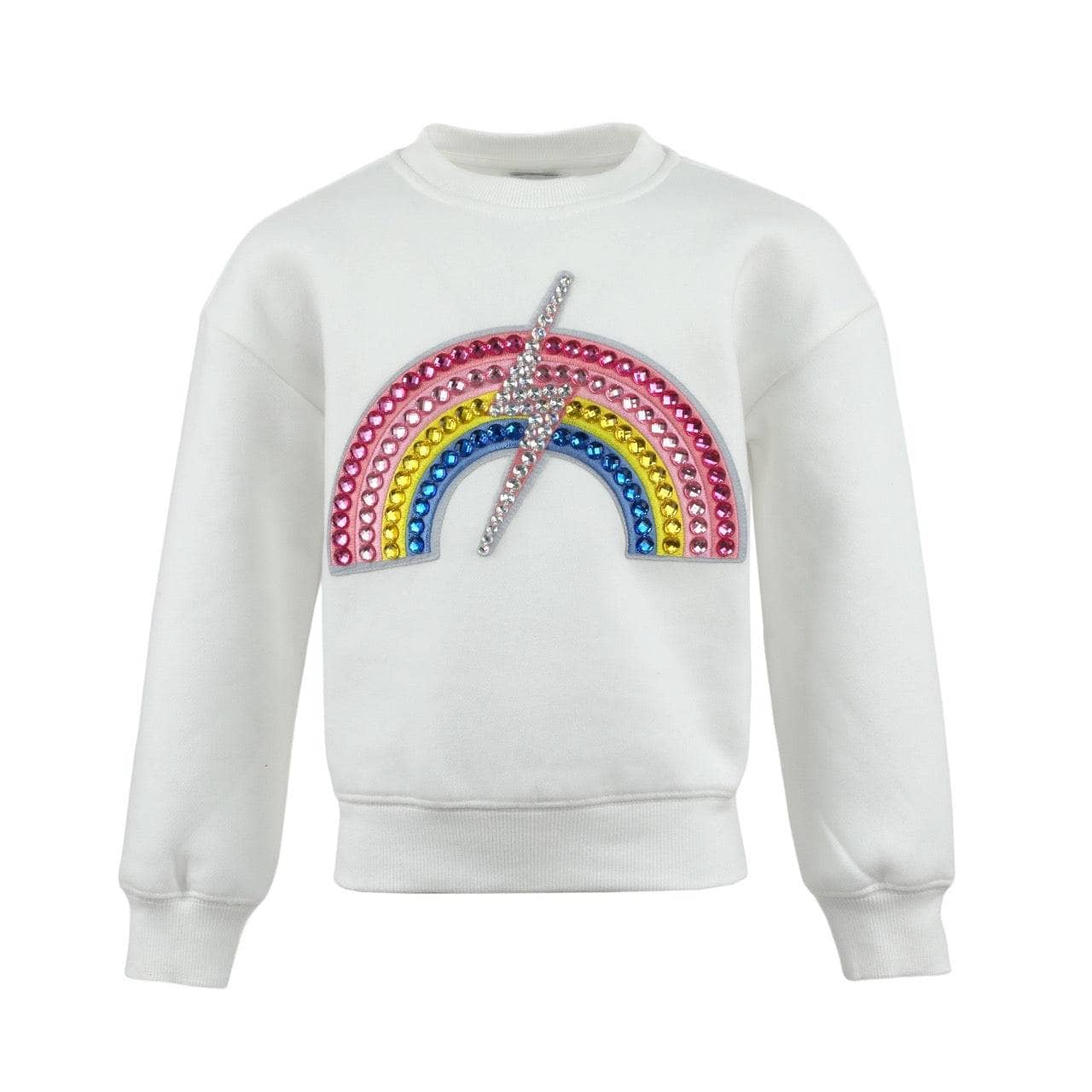 Lola and the Boys Gems Rainbow Flash Sweatshirt Little Sprout