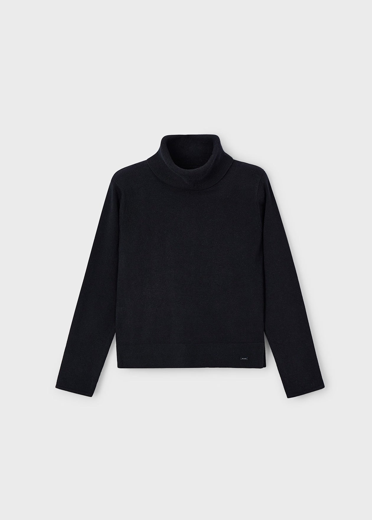 Mayoral Black Sweater Turtleneck Little Sprout