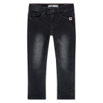 Girls Denim 5-Pocket Jeans - Dark Grey