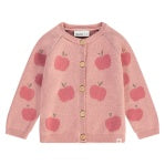 Girls Knitted Cardigan - Powder